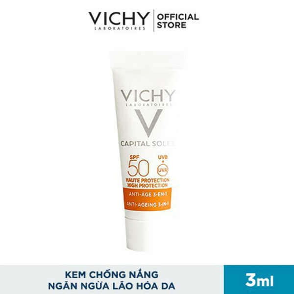 Set Vichy kem dưỡng và chống nắng 
